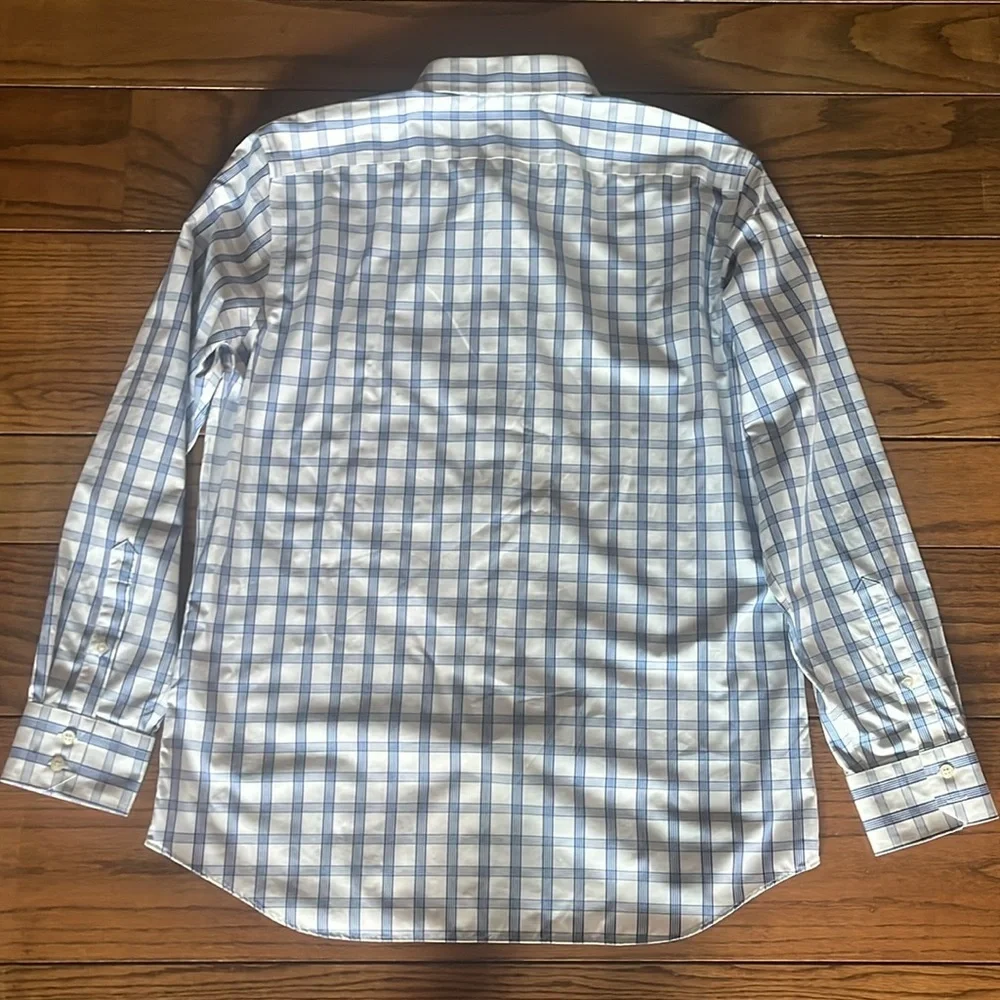 Banana Republic non iron slim fit Striped Button down shirt Size L